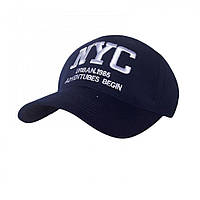 Бейсболка для мужчин Sport Line темно-синяя с лого NYC