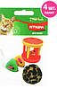 Lucky Fox (Лаки Фокс) Набор игрушек для кошки (2 мыши, меховой шар, барабан)