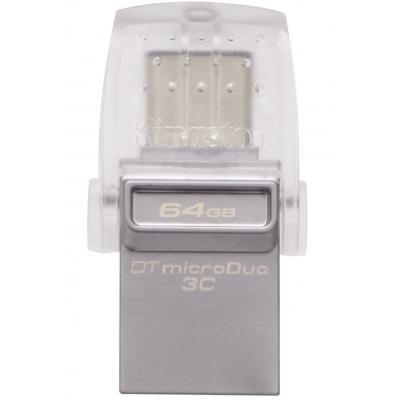 Флешка USB 3.1 64Gb Kingston DataTraveler microDuo 3C (DTDUO3C/64GB)