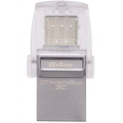 Флешка USB 3.1 64Gb Kingston DataTraveler microDuo 3C (DTDUO3C/64GB), фото 1