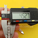 Срібний ланцюжок Арабка з камінням. Жіноче кольє з срібла. 45 см, фото 10