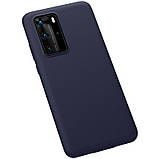 Nillkin Huawei P40 Flex Pure Case Blue Силіконовий Чохол, фото 4