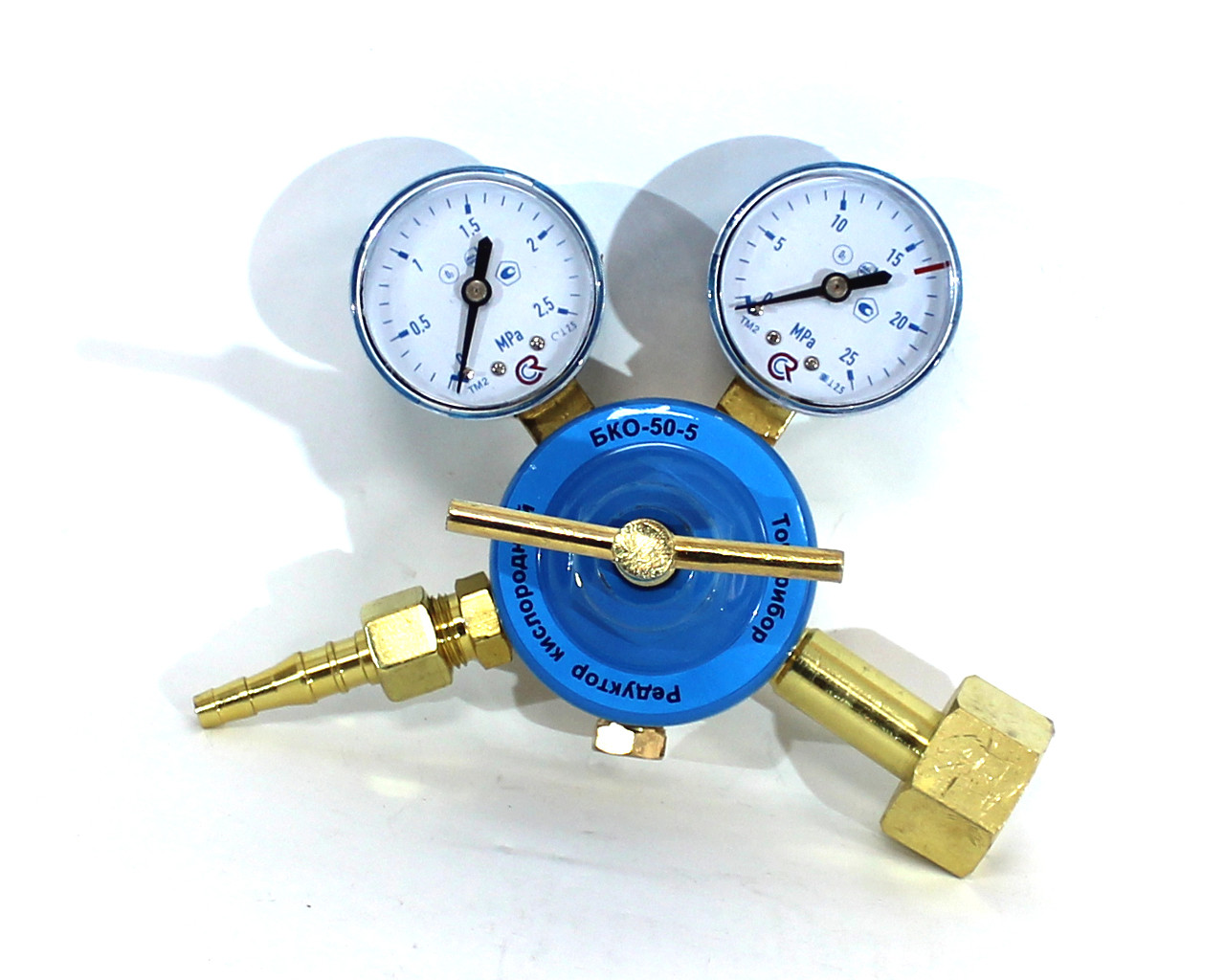 Регулятор тиску (редуктор) БКО-50-5 кисень (алюміній), фото 1