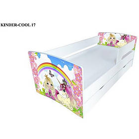 Дитяча ліжечка Kinder-Cool без ящика Принцеса і веселка