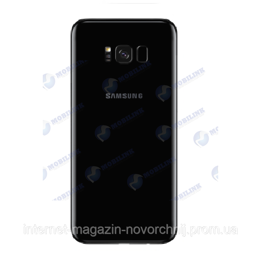 Кришка задня Samsung SM-G955 Galaxy S8 Plus Duo, Чорна Black оригінал!