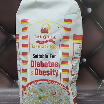Рис басматі 1кг. не пропарений Lal Qilla Для діабетиків