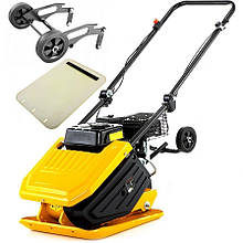 Віброплита Borven 29265, 110 кг + килимок + колеса