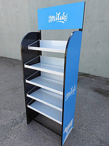 Стелаж-стійка 5 полиць, 40*70*185 см, метал