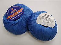 Пряжа для вязания YARNA Мерино 50 голубой 456, 1 моток 100г