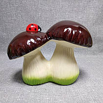 Садова фігурка Два гриба із Сонечком