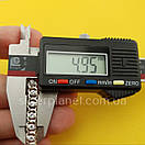 Жіночий срібний браслет арабка з камінням фіанітами. Довжина 18 см, фото 5