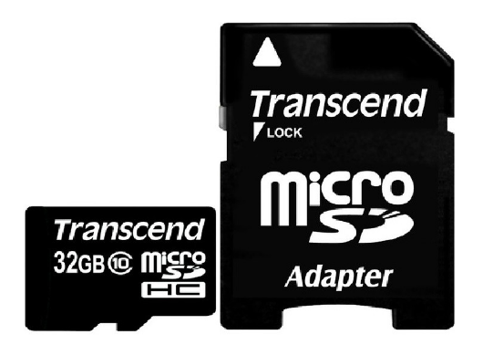 Карта пам'яті SD adapter MicroSDHC 1 UHS-I Class 10 Transcend 32GB