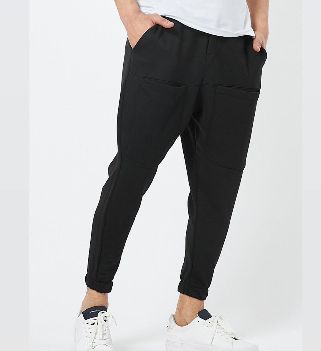 Чоловічі вільні штани M314 чорні, фото 1