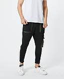 Чоловічі вільні штани M315 чорні, фото 4