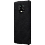 Nillkin Xiaomi Redmi Note 9 Pro/Note 9 Pro Max/Note 9S Qin leather Black case Шкіряний Чохол Книжка, фото 3