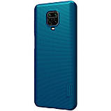 Nillkin Xiaomi Redmi Note 9 Pro/ 9 Pro Max/ 9S Super Frosted Blue Shield Чохол Накладка Бампер, фото 5