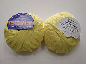 Пряжа Меріно 50 (Merino 50) YARNA, жовтий 51179, 1 моток 100г