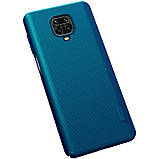 Nillkin Xiaomi Redmi Note 9 Pro/ 9 Pro Max/ 9S Super Frosted Blue Shield Чохол Накладка Бампер, фото 7