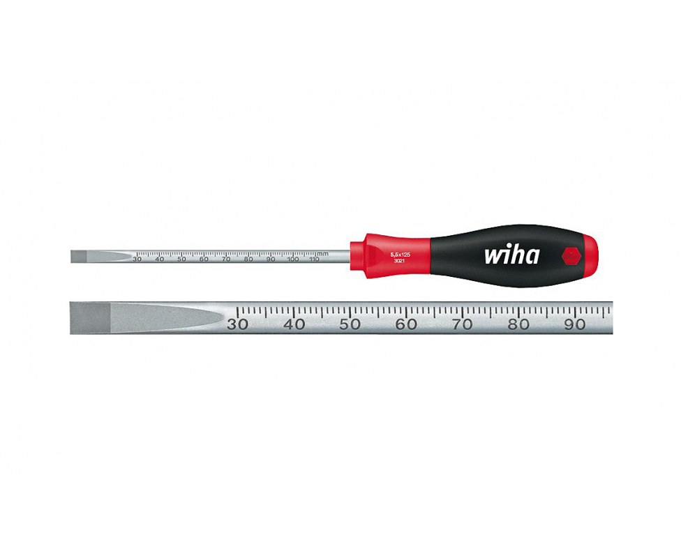 Викрутка 5.5 (шліц) зі шкалою Wiha