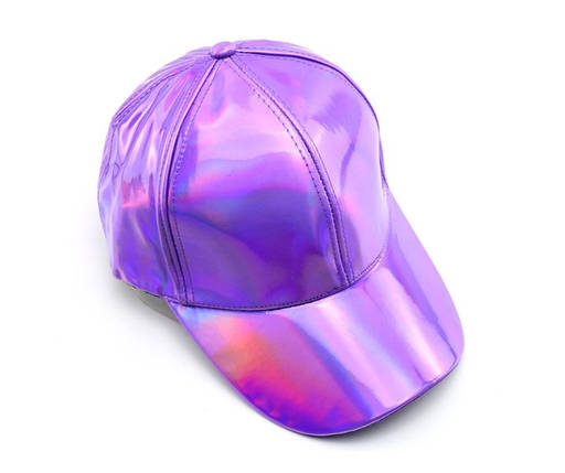 Кепка бейсболка Блискуча Голограма Бузкова, фото 1
