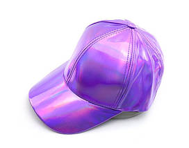 Кепка бейсболка Блискуча Голограма Бузкова, фото 2