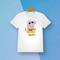 Дитяча футболка з принтом Свинка Пеппа "Vans" Push IT 1-2 роки, Білий