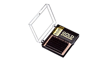 Вії "Mini pack" завиток С, 0.07 (6 рядів: 7-2, 8-2, 9-2 mm), пачка Gold Standard