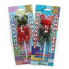 Ginormous Gummi Bear on a Stick,227g