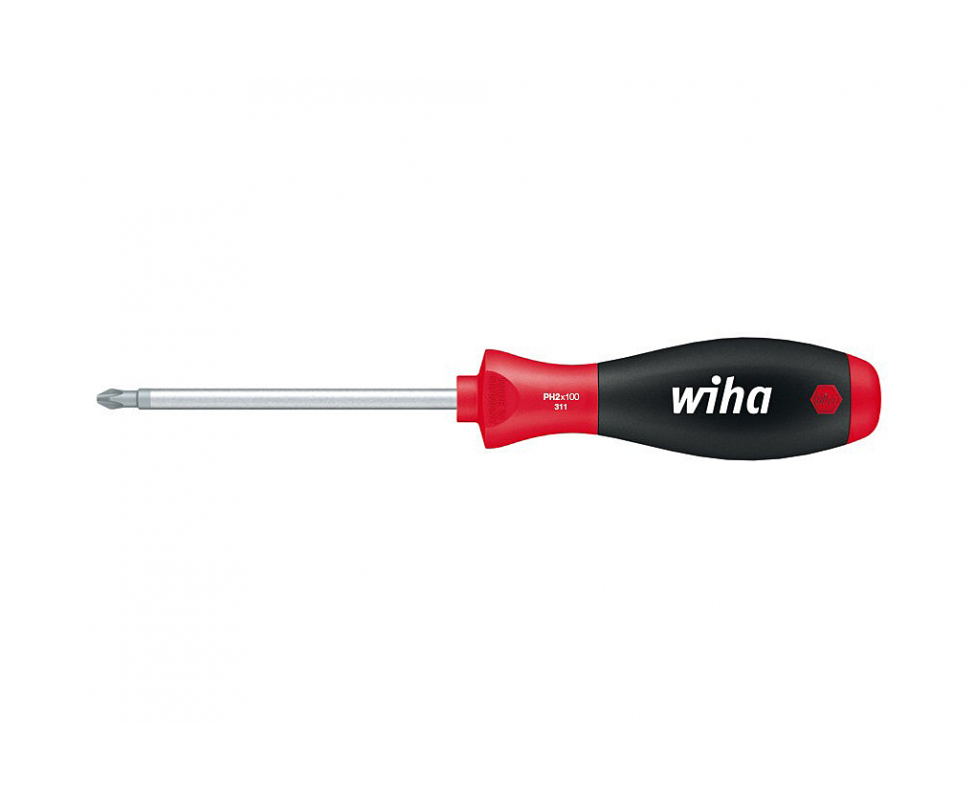 Викрутка РН2х200 (хрест) з круглим жалом Wiha