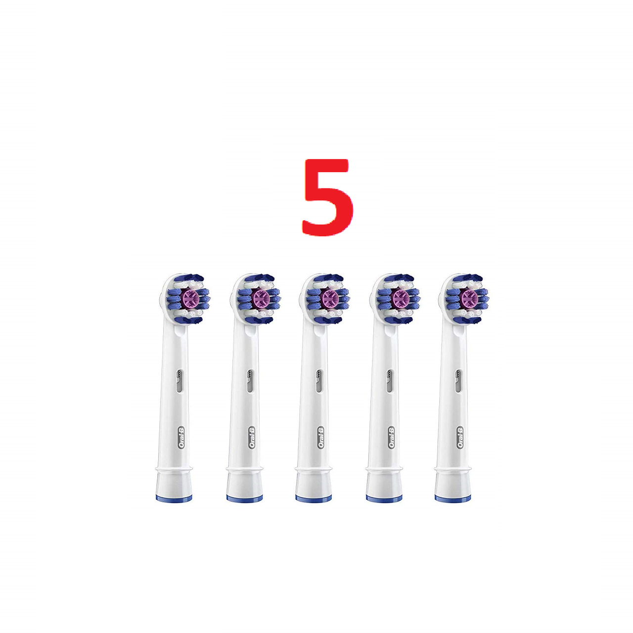 Насадки для зубної щітки Braun ORAL-B 3D White (EB18) 5 шт.