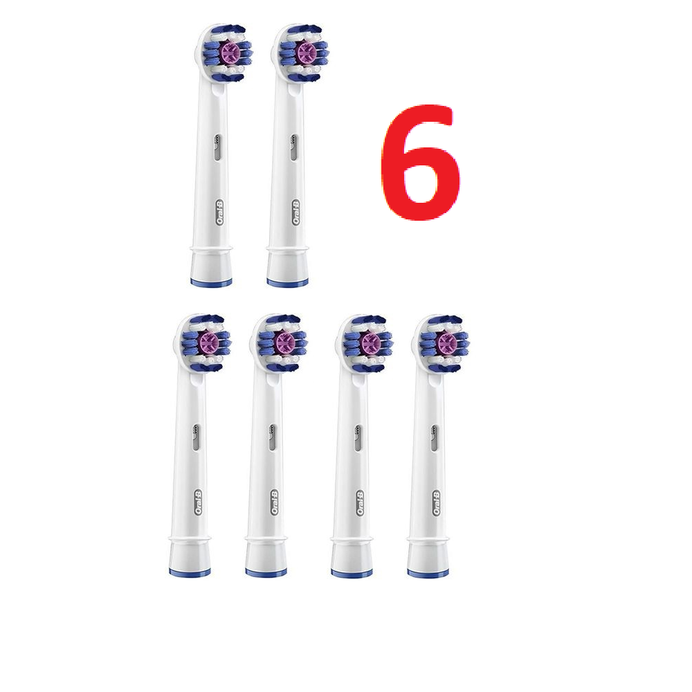 Насадки для зубної щітки Braun ORAL-B 3D White (EB18) 6 шт.