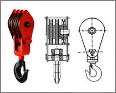 Блок трехроликовый с крюком Грузоподъемные блоки данной конструкции отличаются количеством роликов, что сущест - фото 1 - id-p1192201619