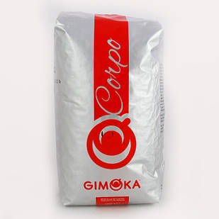 Італійська кава в зернах Gimoka Corpo (Джимока Корпо), темно-середнього обсмаження, оригінал, 1кг