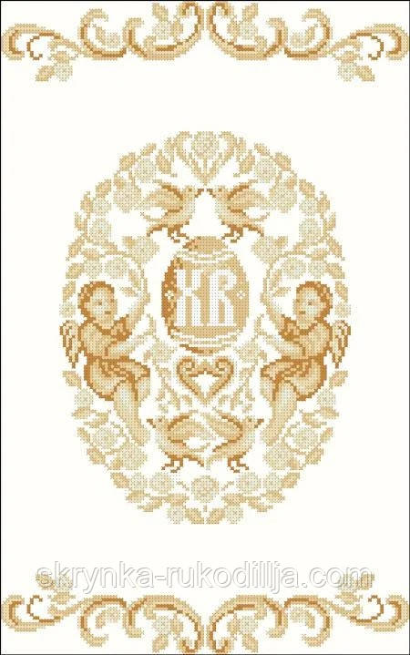 Заготовка для вишивки Пасхальний рушник Христос Воскрес ХВВГ-131
