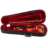 Скрипка Rafaga AC+ кофр смичок, каніфоль, місток, струни (учнівський набір) 1/8, фото 2