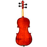 Скрипка Rafaga AC+ кофр смичок, каніфоль, місток, струни (учнівський набір) 1/8, фото 5