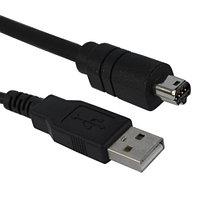 Шнур шт. usb А -шт. mini Uusb 8pin(круглий), з фільт., діам.-3,5 мм, 1.5 м.