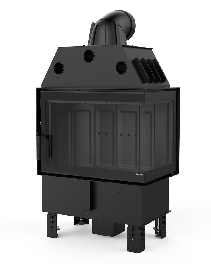 Камінна топка DEFRO HOME INTRA SM BP (Чорний шамот), фото 1