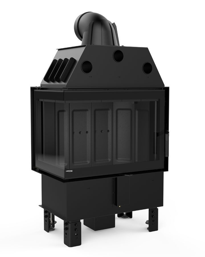 Камінна топка DEFRO HOME INTRA SM BL (Чорний шамот), фото 1