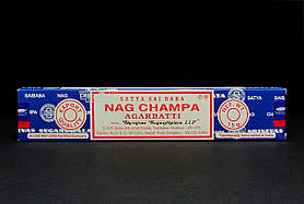 Натуральні пилкові пахощі Нагчампа Сатья Nag Champa Satyа 15 г