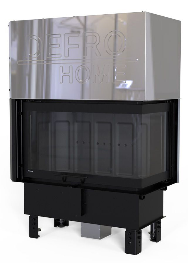 Камінна топка DEFRO HOME INTRA ME BP G Гільйотина (Чорний шамот), фото 1