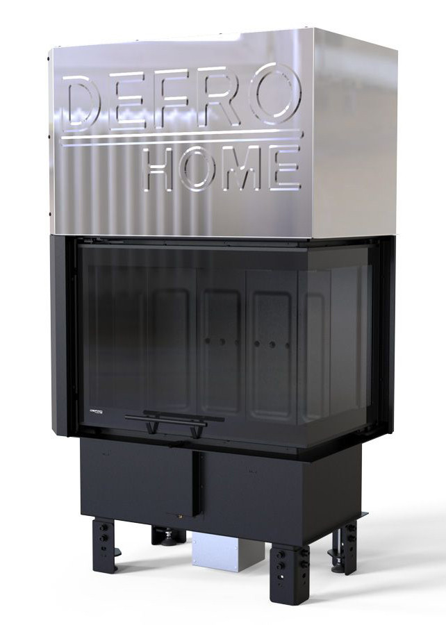 Камінна топка DEFRO HOME INTRA SM BP G Гільйотина (Чорний шамот)
