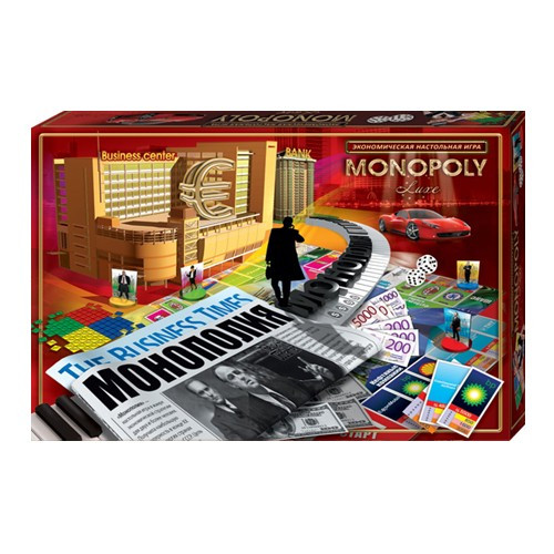Настільна гра - МОНОПОЛІЯ LUXE - Настольная игра МОНОПОЛИЯ - MONOPOLY