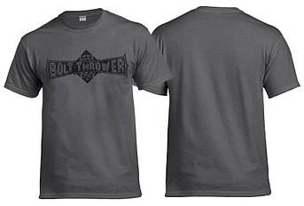 Футболка BOLT THROWER Logo графітова, фото 1