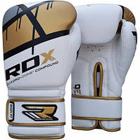 Боксерские перчатки RDX Rex Leather Gold 10 ун.