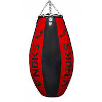 Боксерская груша апперкотная V`Noks Red 110 см 50-60 кг черно-красная + цепи в подарок!