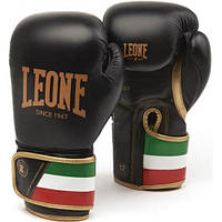 Боксерские перчатки Leone Italy Black 12 ун.