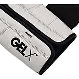 Боксерські рукавички RDX Pro Gel S5 10 oz унцій шкіра чорний, фото 2