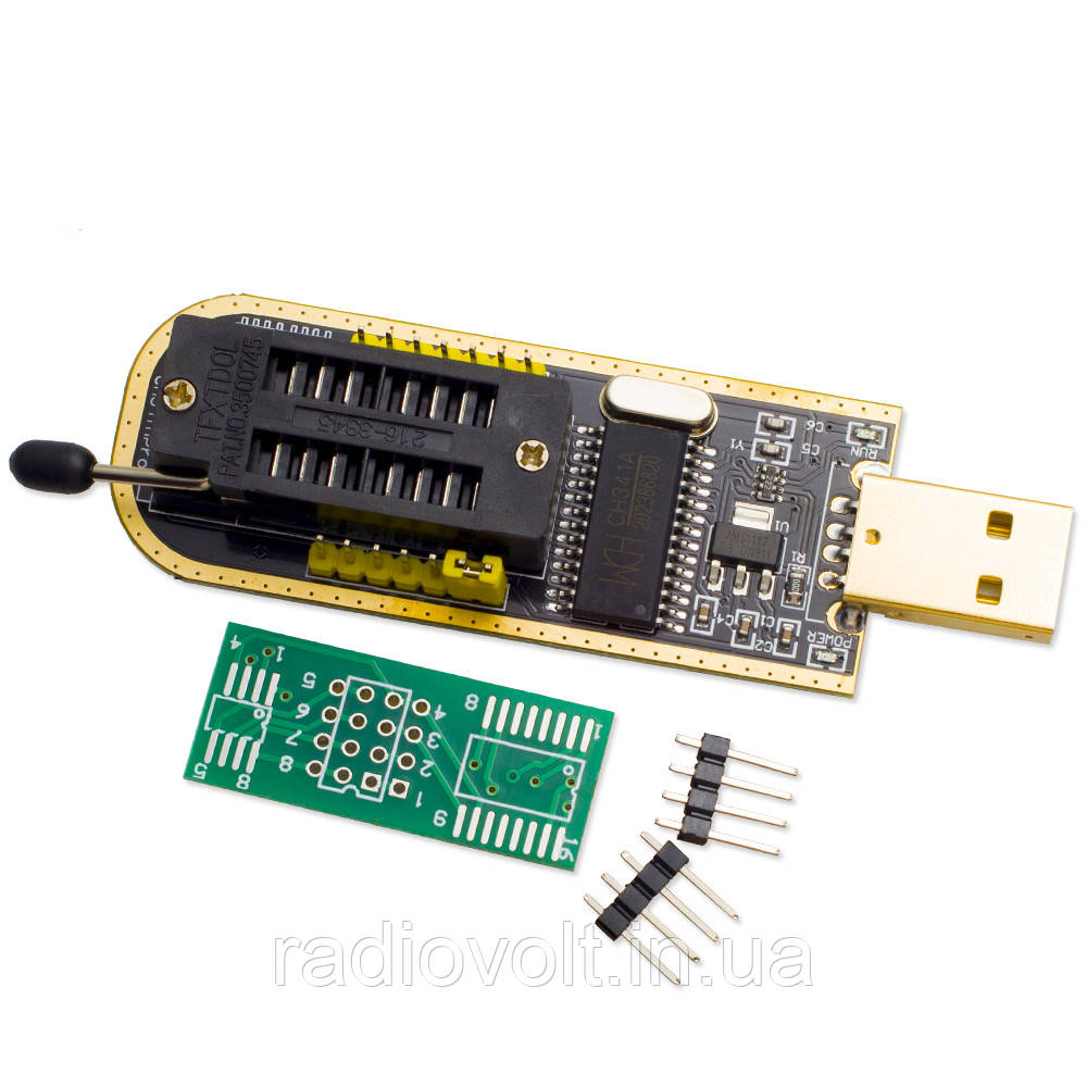 USB-програматор CH341A для EEPROM і FLASH мікросхем 24, 25 серій