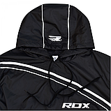 Костюм для схуднення з капюшоном RDX Black XL, фото 4